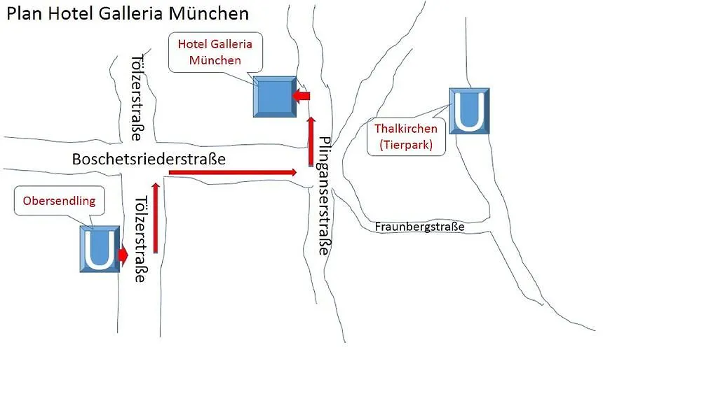 Hotel Galleria Munich 3*,